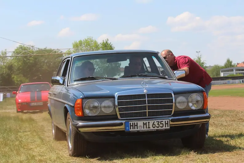 Oldtimer bei der Fahrer-/Beifahrerschulung 2026